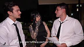 Leiane's Wild DVP Interview Casting Double Vaginal Domination