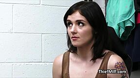 milf teen ride mall cop's big black dick