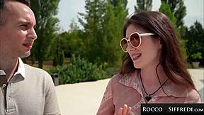 Rocco Siffredi Drills Petite 18+ Hottie in Outdoor Anal Hardcore