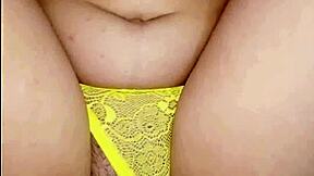real stepsis lingerie sex left my pierced tits and panties cum-soaked ugh