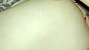 Blonde big tits mommy begs stepson to fuck her wet pussy hard in bed 🛏️🍆💦