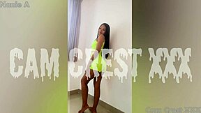 small asian goddess takes raw muscular pounding face fuck cum on natural tits