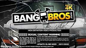 Young shaved pussy chick rides bus for creampie action.