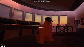 Tomboy Roblox Babe Rides Monster Cock on Yacht