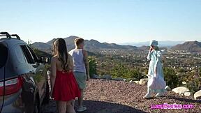 her first steamy foursome tease with hot new besties