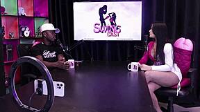 JEFAO Hooks Up with Tifany in Sheer Red Swingers Casting Interview Part 1