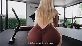 Trainer fucked me drank his hot protein shake!
