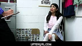 Liftergirl Penelope Woods Cavity Searched and Ass Fucked by Officer