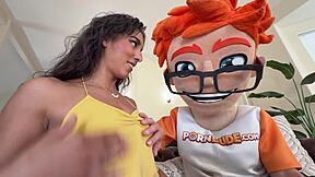 i make Claire Black twerk then doggystyle her petite ass