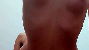 Petite homemade cutie rides cock bent over cums on ass?