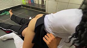 that pervy stepdad takes his innocent schoolgirl stepdaughter after class bending her over