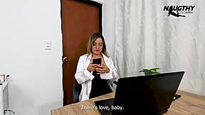 Pervy Doctor Slut Masturbates Wild In Hospital Office With Toys