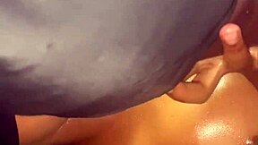 lesbian babe rides strap on screaming wild