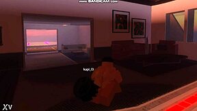 Tomboy Roblox Babe Rides Monster Cock on Yacht