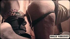 Holly VirginXV screams taking first big cock West Africa!