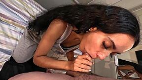 Curvy Latina's Passionate POV Blowjob Cowgirl Ecstasy