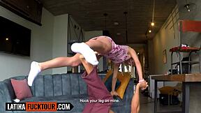 Petite blonde latina teen 18+ gets pounded rough pov doggy 😈🔥