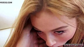 hey stepbro, obsess over my tits in glasses classroom blowjob!