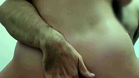 Petite homemade cutie rides cock bent over cums on ass?