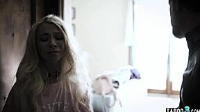 Perv Stepdad Punishes Petite Thief Stepsis Hard