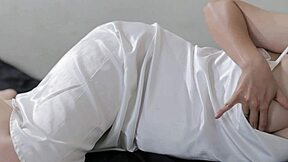 horny hijab slut dragged to hotel for creampie fuck?