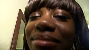 Petite Chocolate Country Girl Sucks Dick Then Gets Fucked