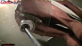 filthy boy ass takes wet noisy ANAL FISTING punishment with huge toys farts gaping pov