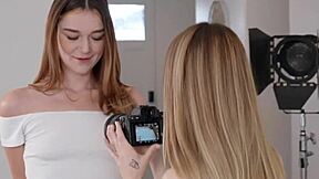 Fresh Bisexual Teen Della Cate's Wild Casting Fuck