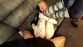 Think this perfect redhead brazilian passes her casting test bent over that big cock?