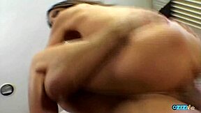 Brunette Teen Asshole Stretched Free in Doggystyle