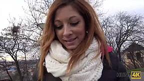 hunt4k guy slams jenifer red's tight holes for cash on hidden cam