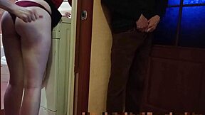 hey wife sneaks off at party to cheat while cuckold husband watches her fuck