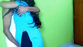 maid housewife gets fucked hard at work with creampie finish