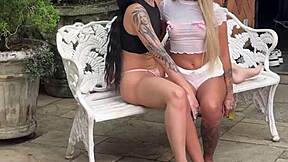 What happens backstage when a petite brazilian strips naked for her photoshoot?