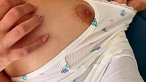 stepdad ignores young latina's sexy underwear tease and creampies her big tits