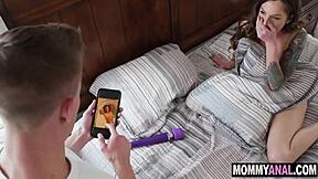 Young boy slides into best friend's stepmom anally