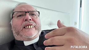 Krystal Genner Punished Hard by Father Damian Creampie Finish