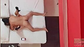Hidden cam captures regina wife riding neighbor's monster cock as cuckold husband watches