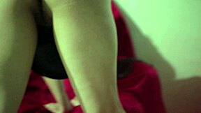 brunette slut masturbates creampie lingerie solo bathroom