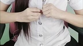thai student babe films solo pussy play for fans but it leaked