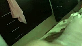 Skinny latina stepdaughter wakes perverted stepdad with hungry blowjob and rough fuck.