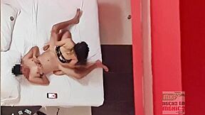 Hidden cam captures regina wife riding neighbor's monster cock as cuckold husband watches