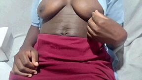 shy ebony college teen's tight pussy squirts twice on huge black cock