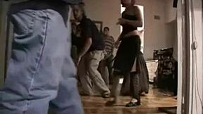 bold frat boys spitroast horny teen slut outdoors!