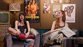 hey lana small and scarlet skies spill on wild pornstar parties backstage