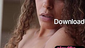 check out this spanish ebony teen's petite bubble butt tease