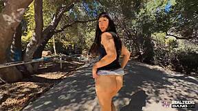 selena sativa goes WILD outdoors then rides POV indoors 😈🔥🍑