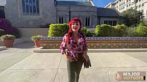 sisi rose rides rome majors monster cock at wild petite milf house party