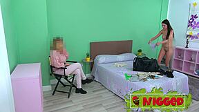 Young White SLUT Briseida Myers JIZZED 3X By BLACK COCK