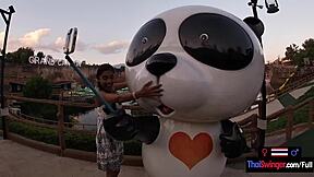 Waterpark fun turns into asian teen sex with boyfriend?